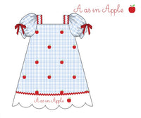 Girls A as in Apple Bloomer Set & Dress