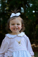 Girls Embroidered Hunting Deer Bubble