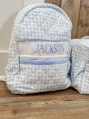 PRE ORDER Blue Gingham Luggage Collection | ETA to LBS: DECEMBER