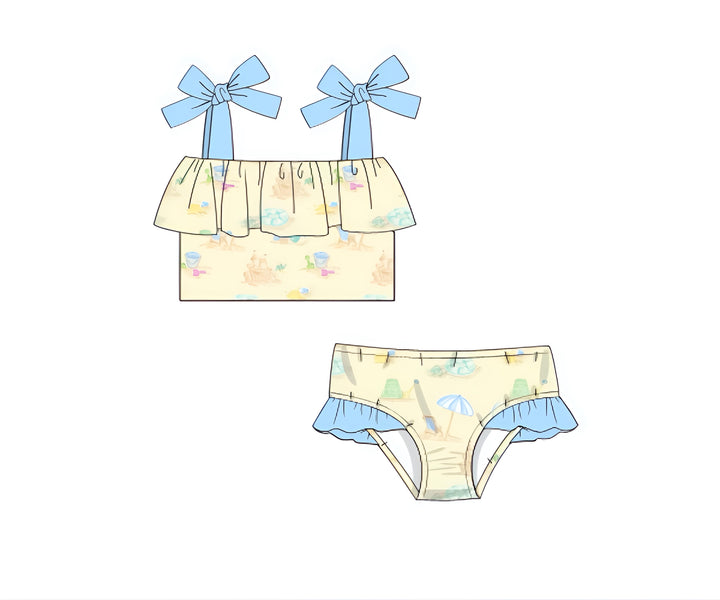 Girls Beach Day 2 Piece Swimsuit