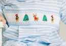PRE ORDER Boys Smocked Christmas In The Woods Ankle Pants Set | ETA to LBS: OCTOBER