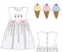 PRE ORDER Girls French Knot Ice Cream Bloomer Set & Dress | ETA to LBS: APRIL