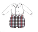 PRE ORDER Boys Tartan Plaid Bubble | ETA to LBS: OCTOBER
