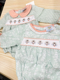 Girls Embroidered Turkeys Bubble RTS