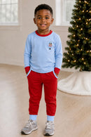 PRE ORDER Boys Hand Embroidered Casual Nutcracker Jogger Set | ETA to LBS: OCTOBER