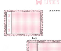 PRE ORDER Pink Gingham Luggage Collection | ETA to LBS: DECEMBER