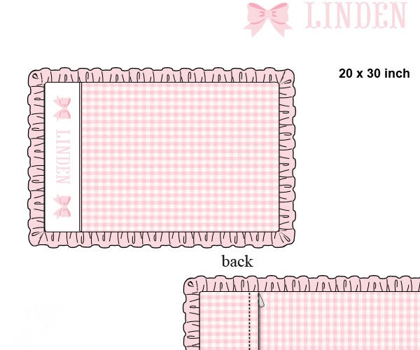 PRE ORDER Pink Gingham Luggage Collection | ETA to LBS: DECEMBER