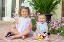 PRE ORDER Girls Gingham Mouse Diaper Set ETA: JULY