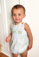 Boys Smocked Daddy’s Boy Bubble