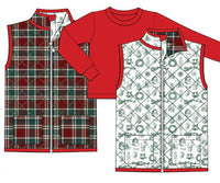 PRE ORDER Boys Reversible Seasons Greetings Vest | ETA to LBS: OCTOBER