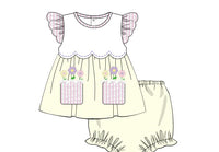 PRE ORDER Girls Pocketful of Posies Bloomer Set & Dress | ETA to LBS: March