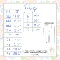 PRE ORDER Boys Custom Smock Birthday Boy Pant Set | ETA to LBS: DECEMBER
