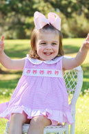 Girls Play Ball Embroidered Bloomer Set