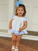 Girls Lemon Drop Bloomer Set