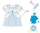 Girls Smocked Meet me at Midnight Dress