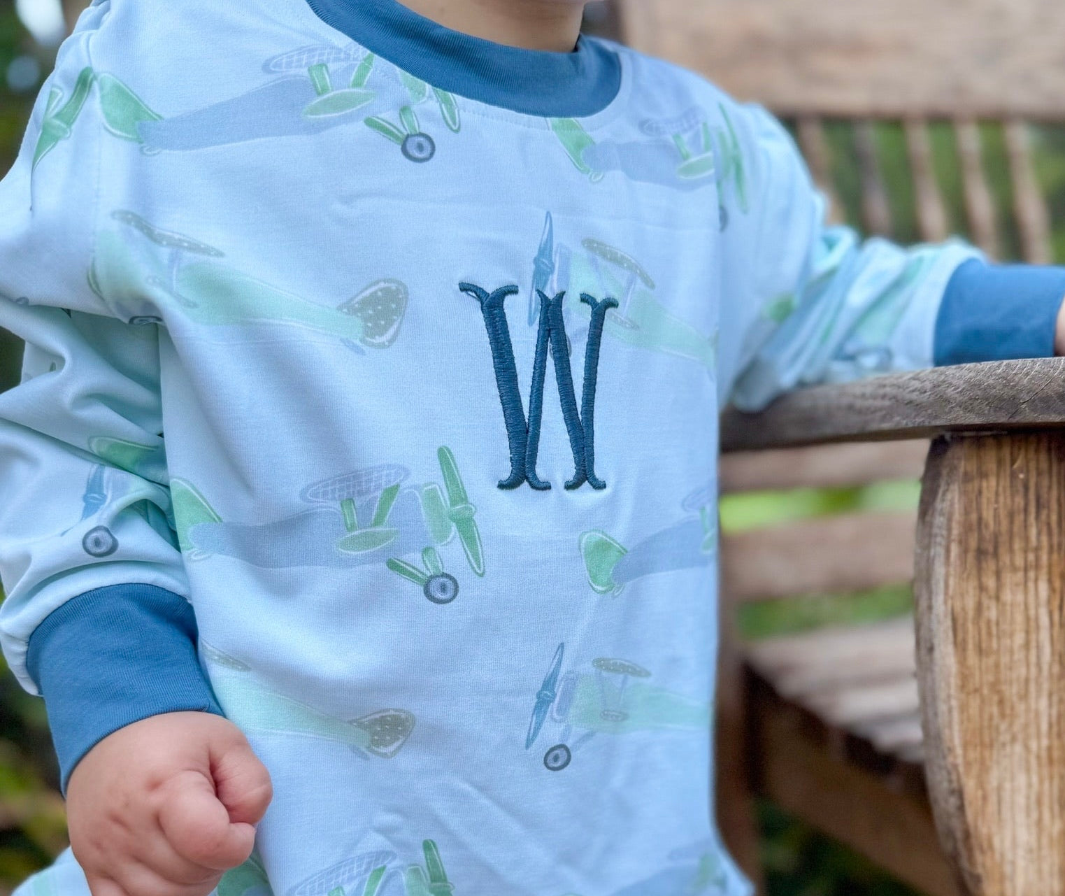 Boys Airplane Jogger Set