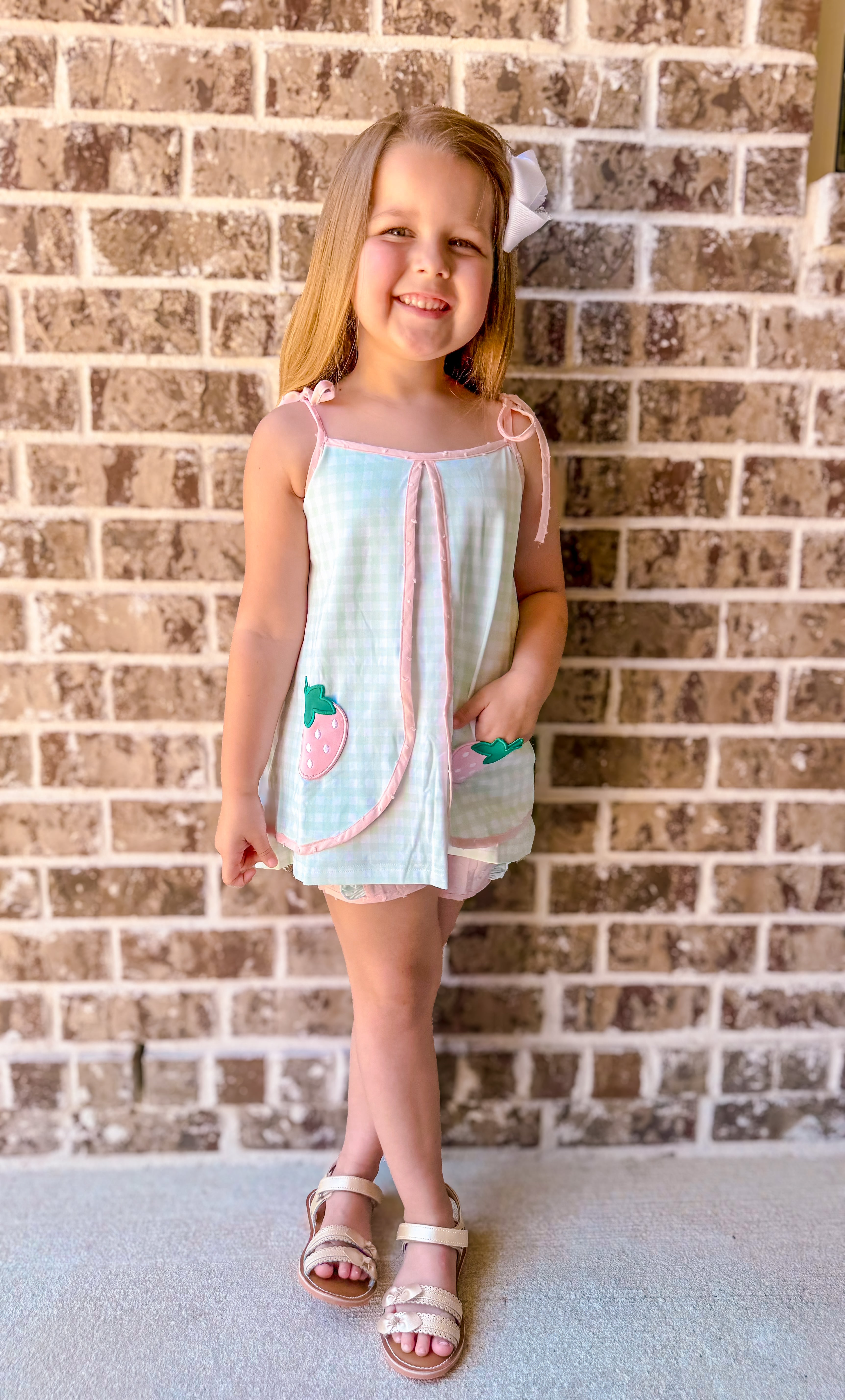 Girls Berry Sweet Short Set