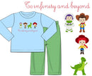 Boys Toy Friends French Knot Pants Set