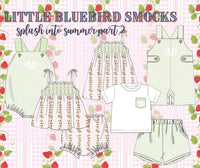 PRE ORDER Girls Smocked Strawberry Print Bloomer Set ETA: MAY