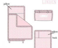 PRE ORDER Pink Gingham Luggage Collection | ETA to LBS: DECEMBER