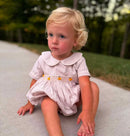 Boys Smocked Pumpkins Bubble