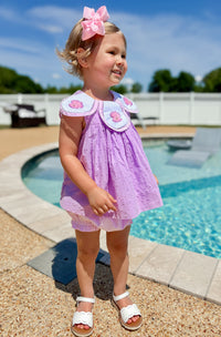 Girls Pretty as a Pearl Bloomer Set