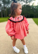 PRE ORDER Girls Smocked Pearl Ghosts Bloomer Set & Dress | ETA to LBS: SEPTEMBER