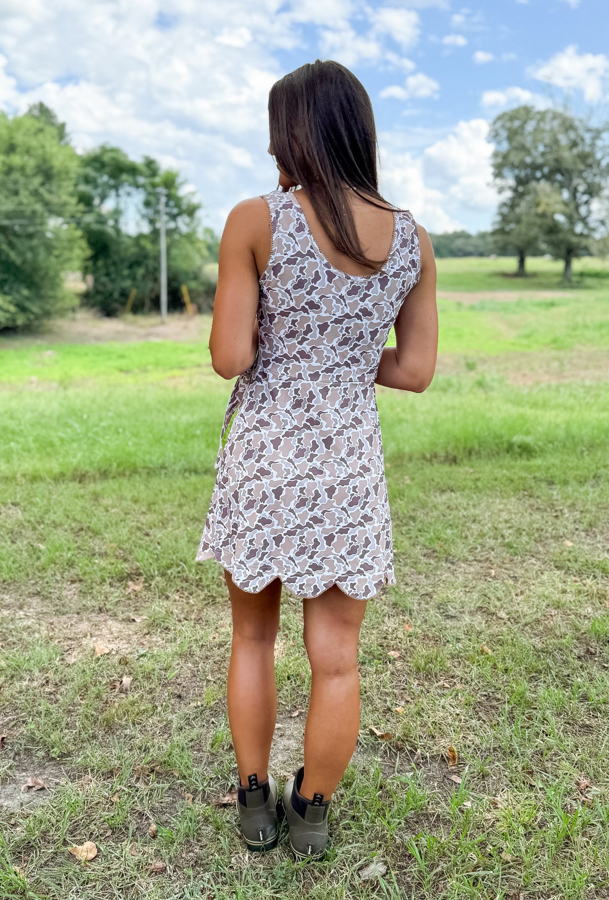 Women’s Old School Camo Knit Dress