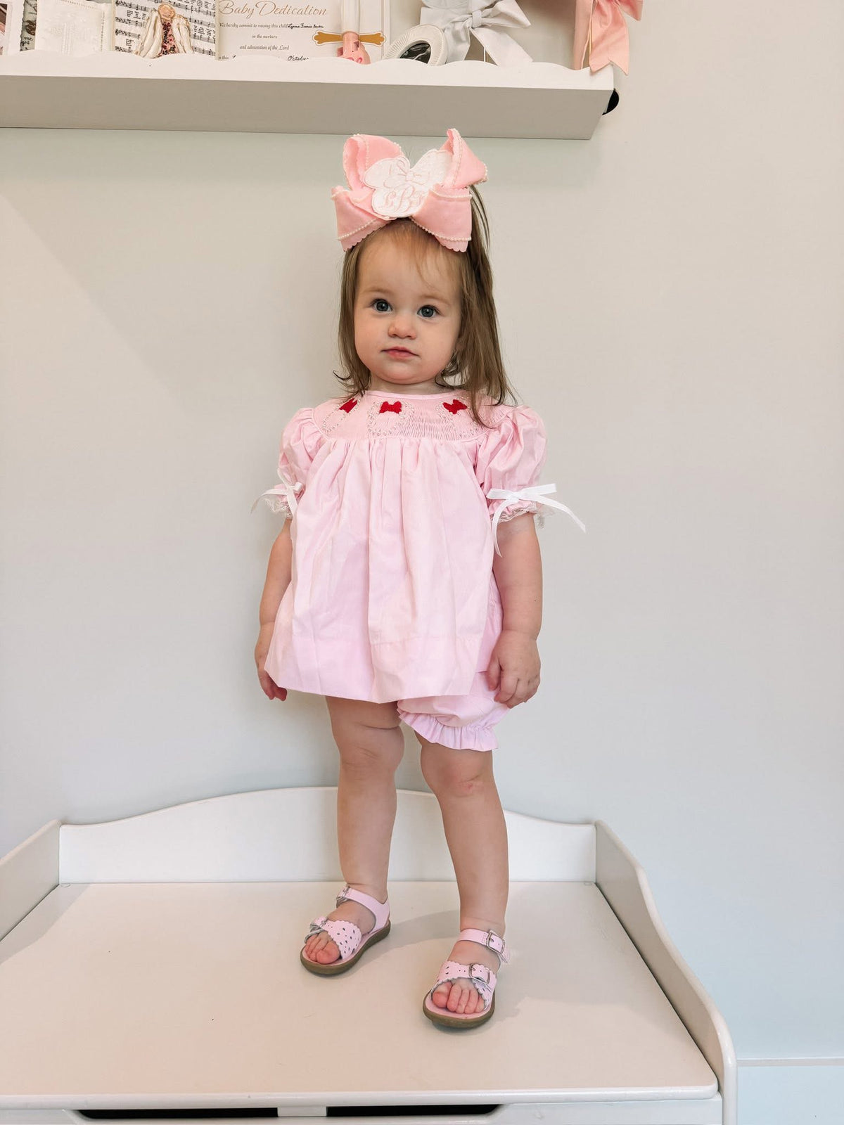 PRE ORDER Girls Pearl Mouse Bloomer Set & Dress | ETA to LBS: JANUARY
