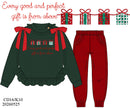 PRE ORDER Girls French Knot Gifts Sweater Jogger Set | ETA to LBS: OCTOBER