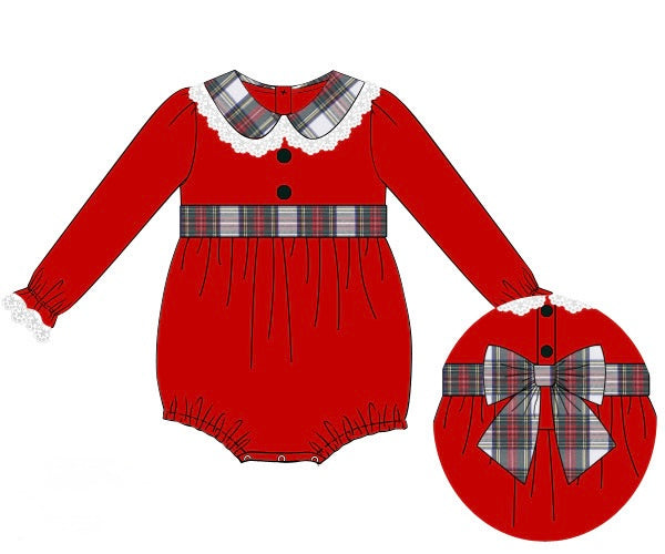 PRE ORDER Girls Tartan Plaid Bubble | ETA to LBS: OCTOBER