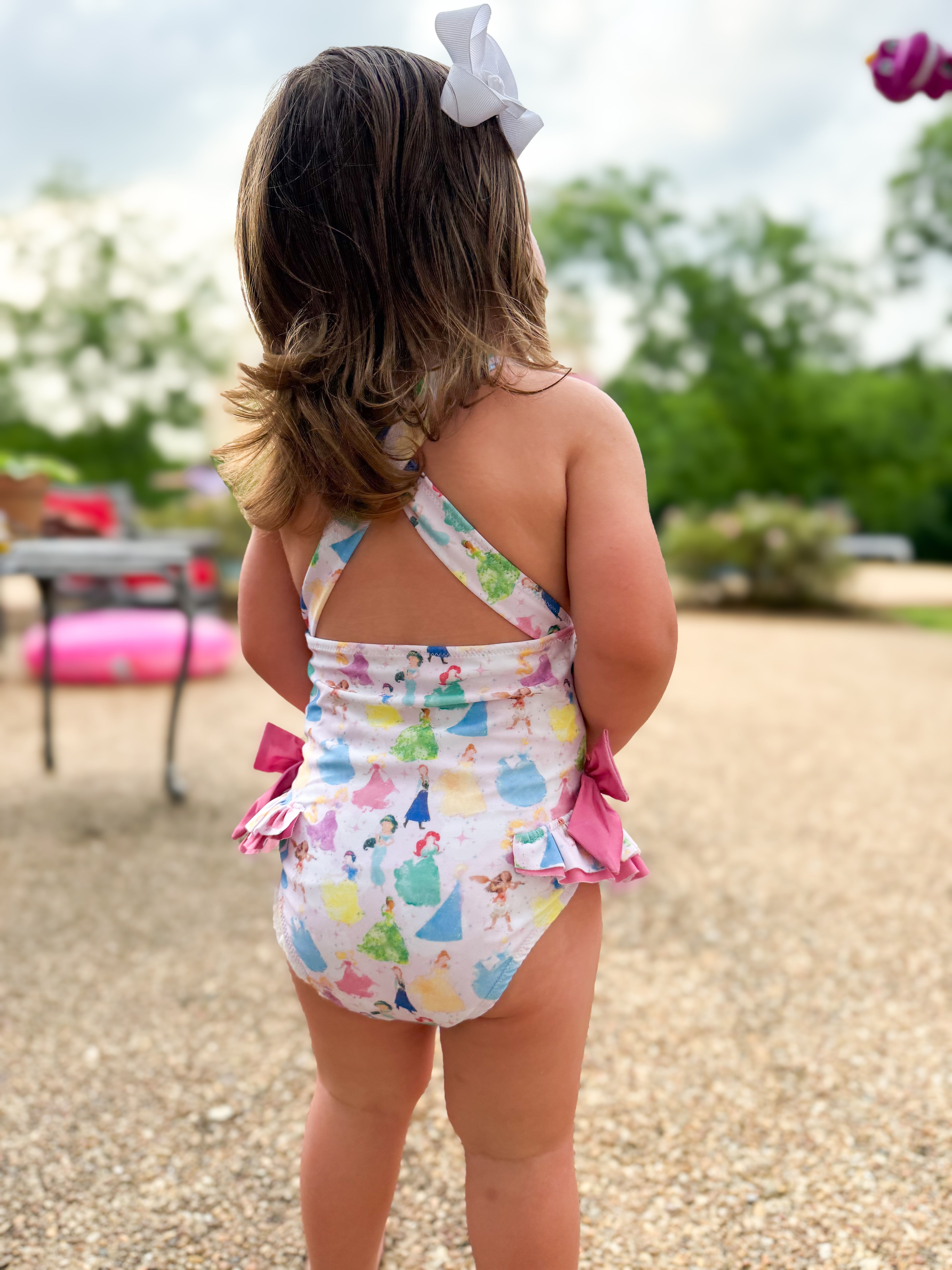 Girls Princess Parade One-Piece Swimsuit