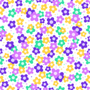 Mardi Gras Floral Knit Legging Set