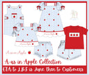 Boys Smocked A as in Apple Short Set