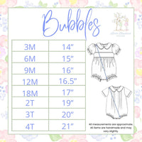 PRE ORDER Boys Appliqué Sweet Springtime Bunny Bubble| ETA to LBS: FEBRUARY