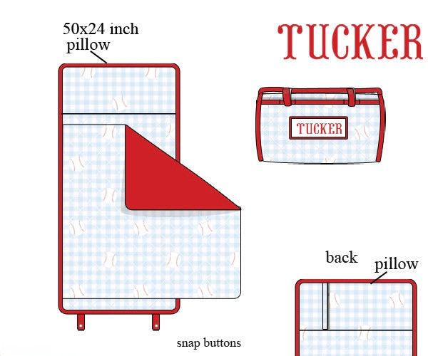 PRE ORDER Take me out to the Ballgame Luggage Collection | ETA to LBS: DECEMBER
