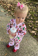 Girls Grinch Knit Pajama Zippy RTS
