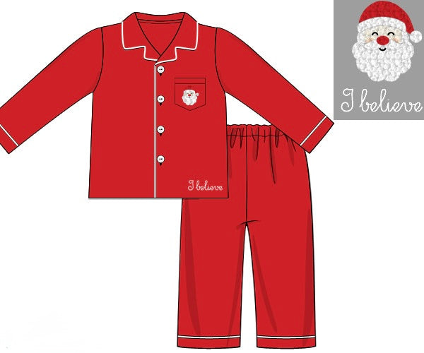 PRE ORDER Boys French Knot I Believe Knit 2-Piece Lounge Set | ETA to LBS: OCTOBER
