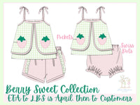 PRE ORDER Girls Berry Sweet Short Set | ETA to LBS: APRIL