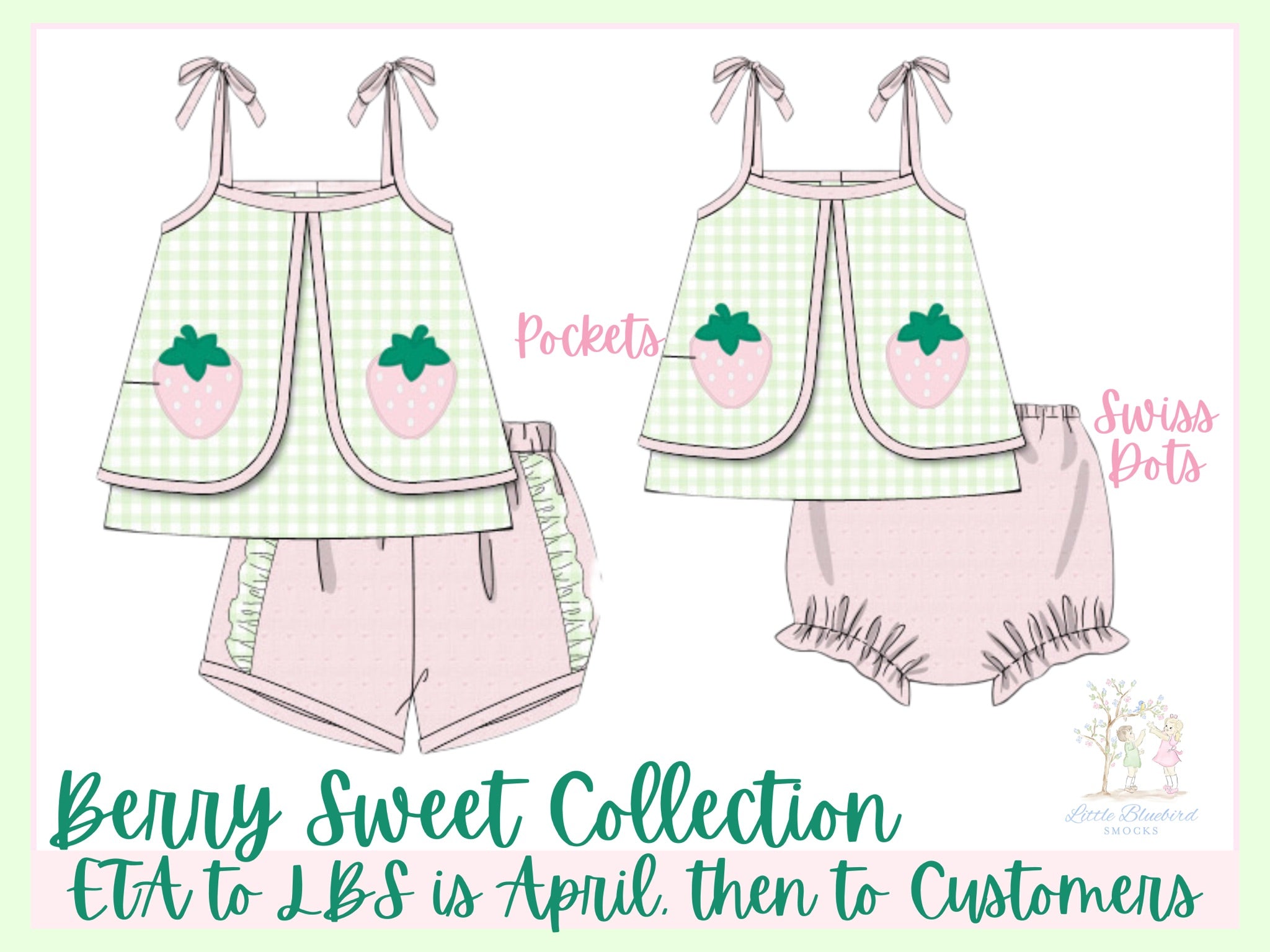 PRE ORDER Girls Berry Sweet Short Set | ETA to LBS: APRIL