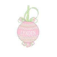 PRE ORDER Girls Dreaming of a Pink Christmas Smocked Ornament | ETA to LBS: OCTOBER
