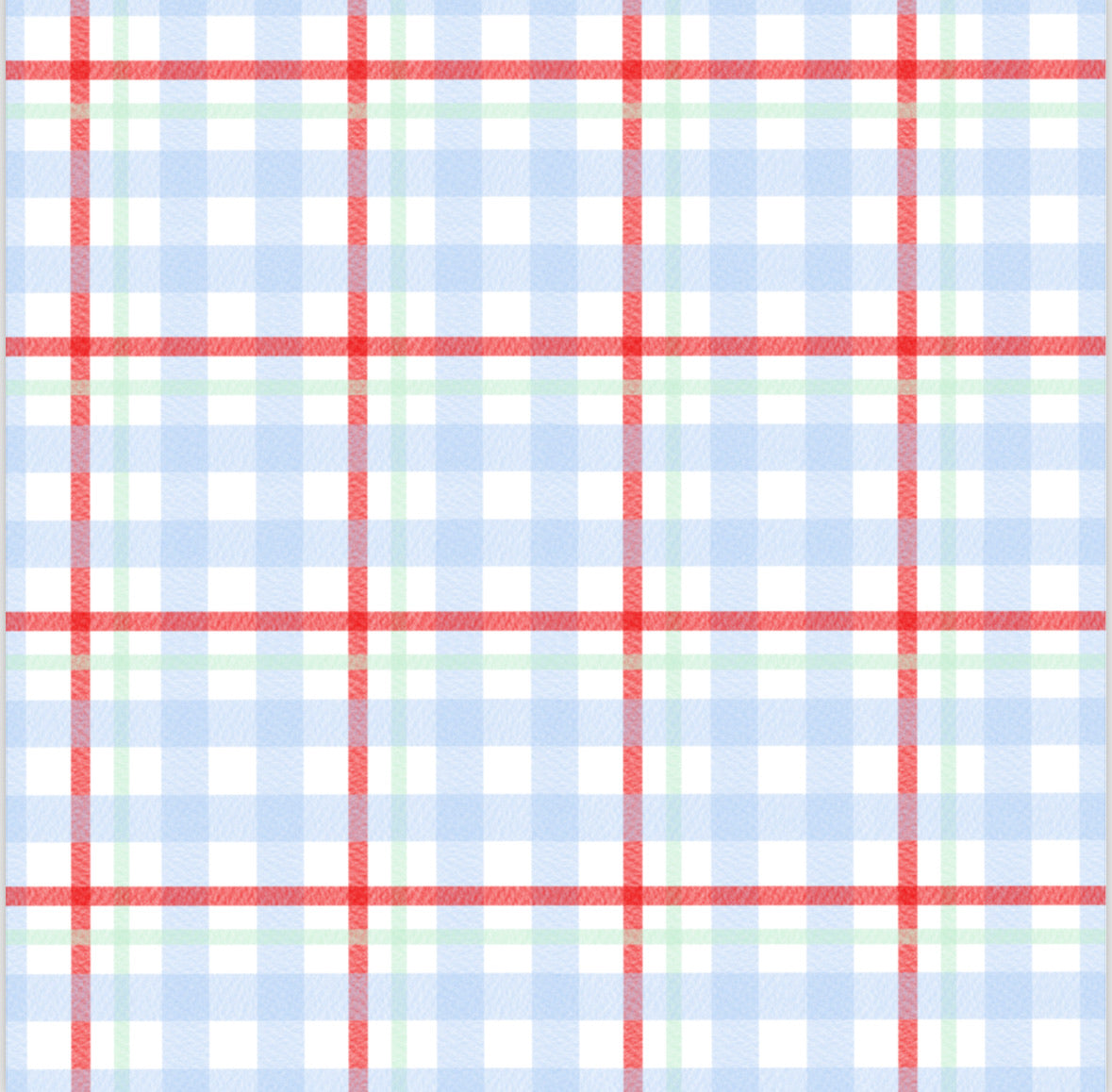 Mens Patriotic Plaid Swim Trunks