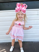 Girls French Knot Oink, Moo, Cock-a-Doodle Doo Bloomer Set