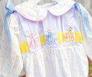 Girls Royal Dreams Smocked Bubble