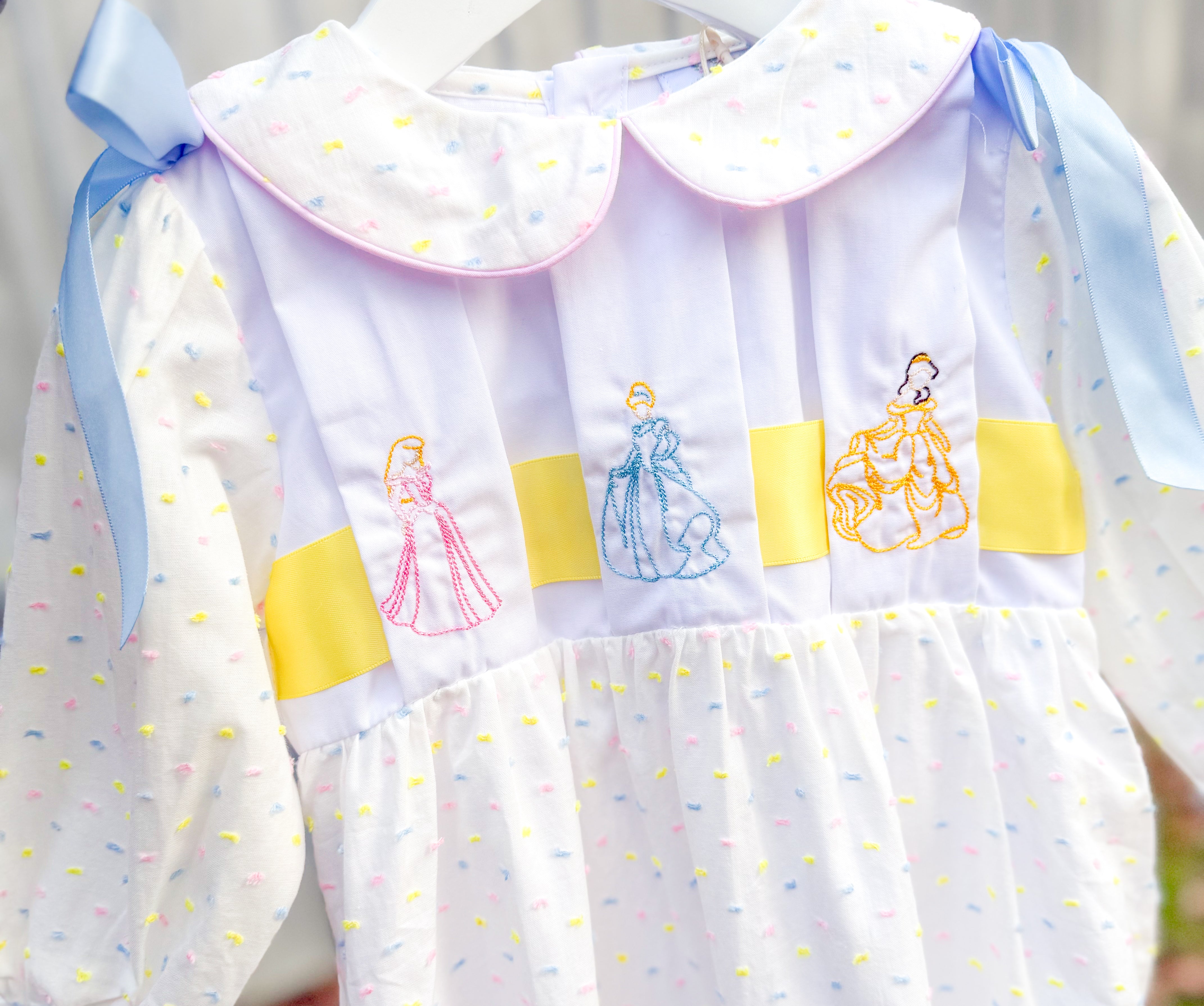 Girls Royal Dreams Smocked Bubble