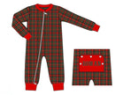 PRE ORDER Boys Vintage Plaid Knit Lounge Zippy | ETA to LBS: OCTOBER