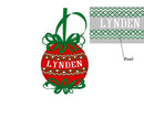 PRE ORDER Red & Green Christmas Smocked Ornament | ETA to LBS: OCTOBER