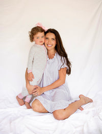 PRE ORDER Women's Pink Bows Bamboo Pajama Gown