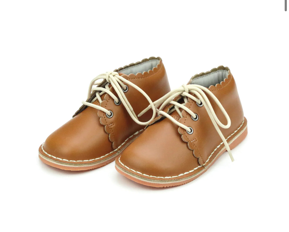 PRE ORDER Georgie Scalloped Lace Up Boot