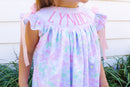 PRE ORDER Girls Name Smock Spring Blooms Bloomer Set & Dress | ETA to LBS: March